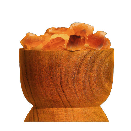 Wooden Bowl With Chunks