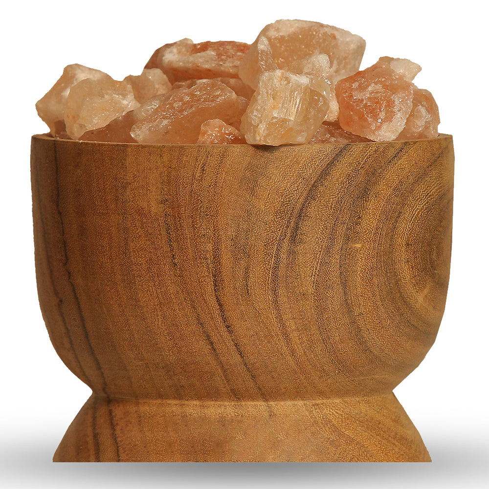Wooden Bowl With Chunks